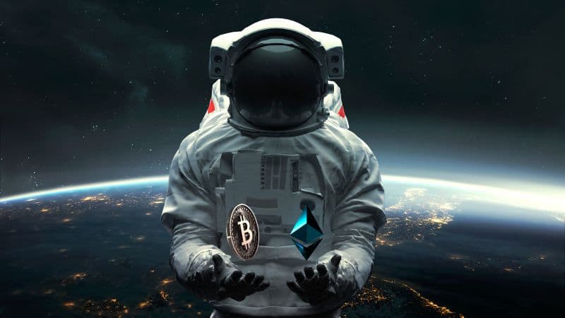 Astronaut Bitcoin Wallpaper