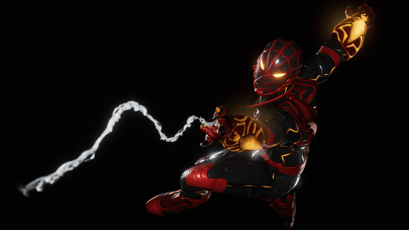 SpiderMan Miles Morales AMOLED Wallpaper