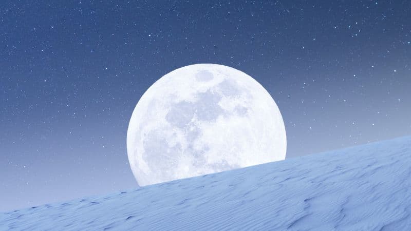 Moon Desert Wallpaper
