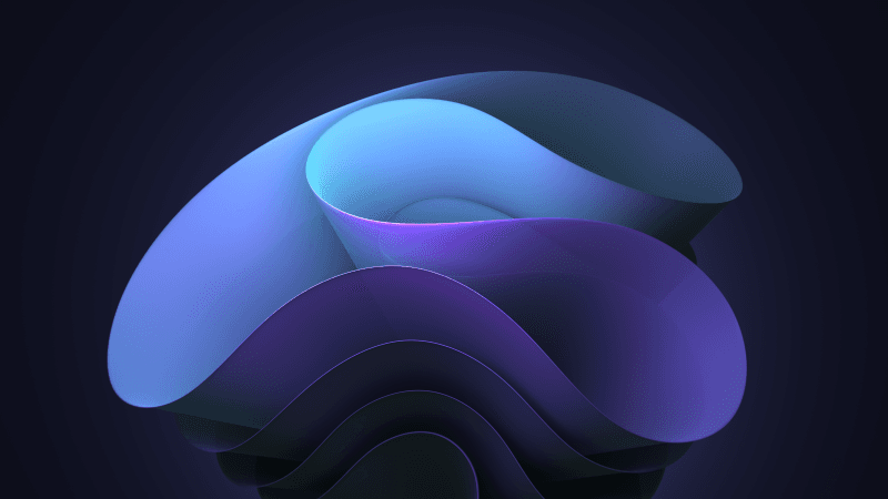 Windows 11 Bloom Dark Mode Wallpaper