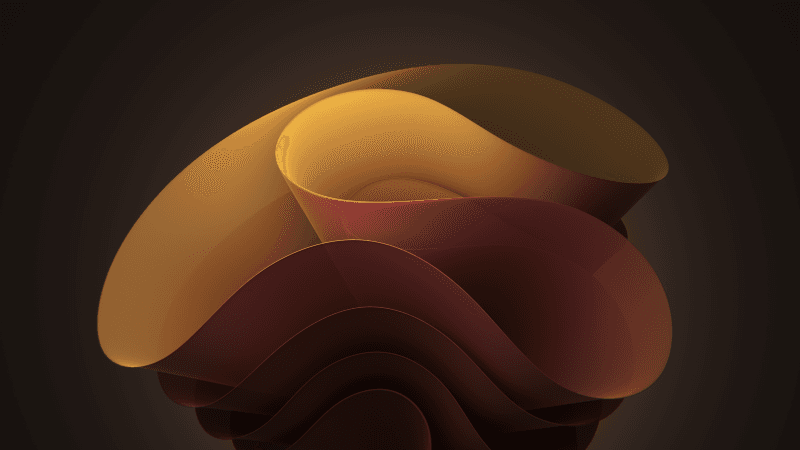 Windows 11 Bloom Dark background Wallpaper