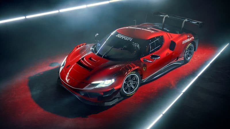 Ferrari 296 GT3 Race cars Wallpaper