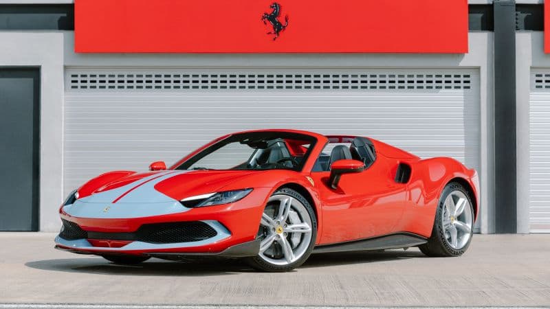 Ferrari 296 GTS Assetto Fiorano Sports cars Wallpaper