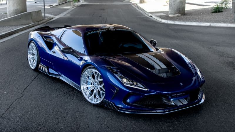 Keyvany Ferrari F8 Spider Sports cars Wallpaper