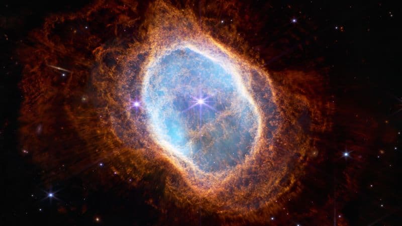 Southern Ring Nebula James Webb Space Telescope Wallpaper