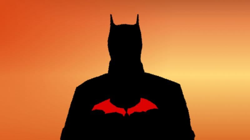 Batman Sunset Orange Wallpaper