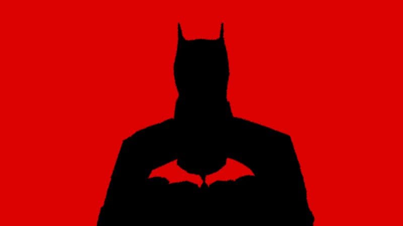 Batman Red background Wallpaper