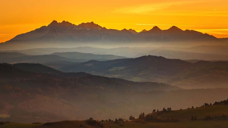 Tatra Mountains Mountain range Wallpaper