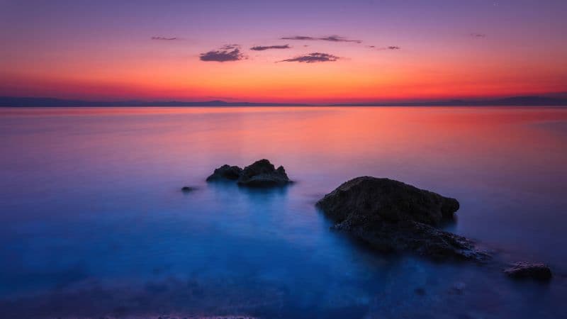 Seascape Twilight Wallpaper