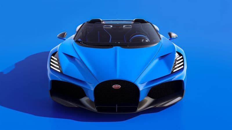 Bugatti W16 Mistral Blue Wallpaper