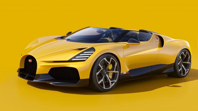 Bugatti W16 Mistral Yellow Wallpaper