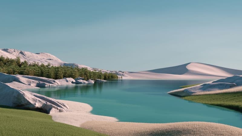 Summer Desert Wallpaper