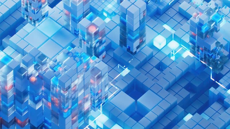 Futuristic Windows 11 3D Wallpaper