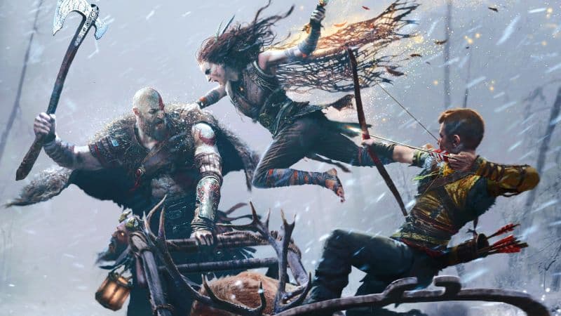 God of War Ragnarök PlayStation 5 Wallpaper