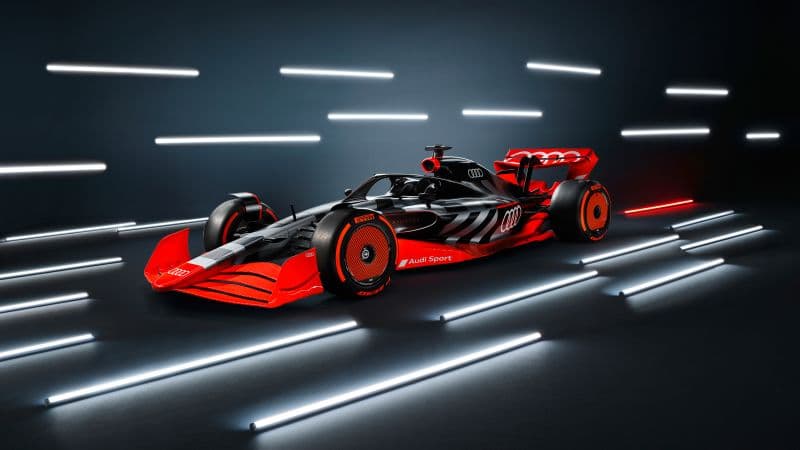 Audi F1 launch livery Formula E racing car Wallpaper
