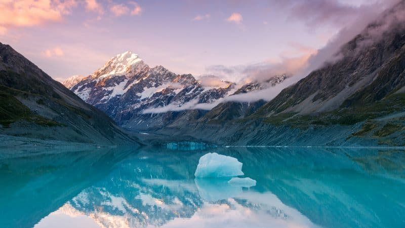 Aoraki Mount Cook National Park Lake Wallpaper