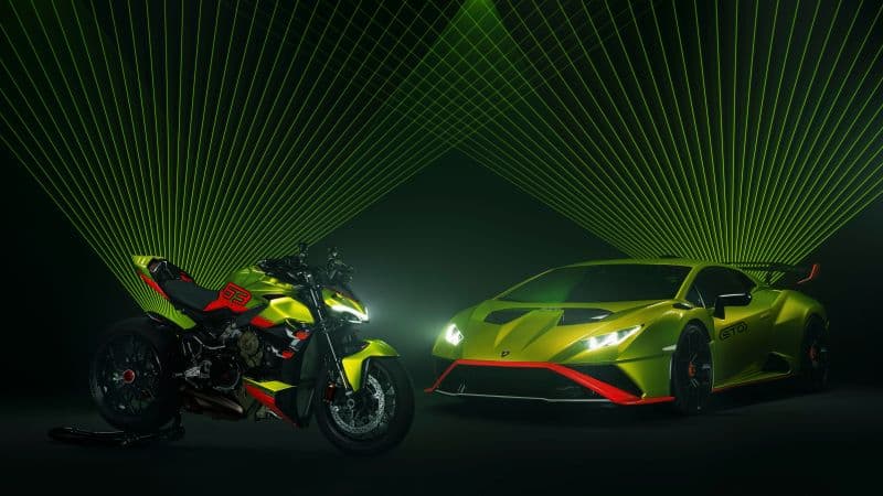 Lamborghini Huracán STO Ducati Streetfighter V4 Lamborghini Wallpaper