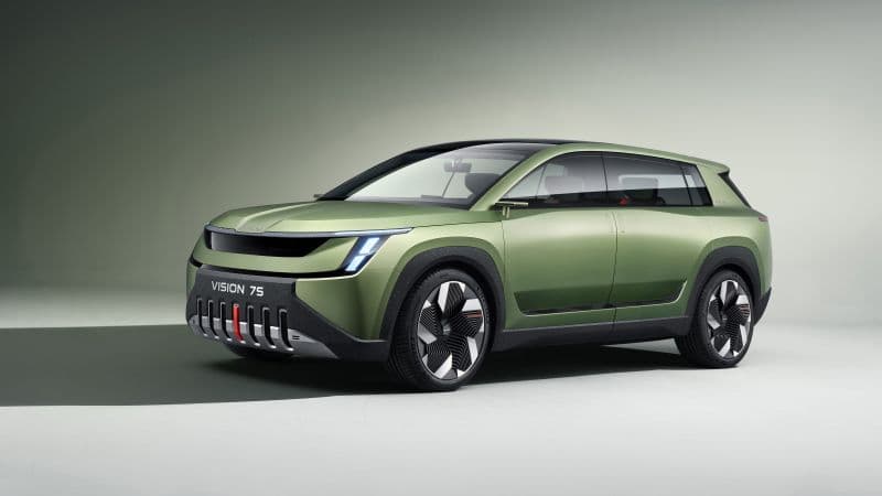 Skoda Vision 7S Electric SUV Wallpaper