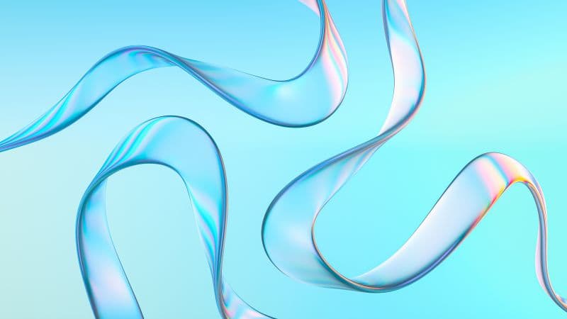 3D background Cyan Wallpaper