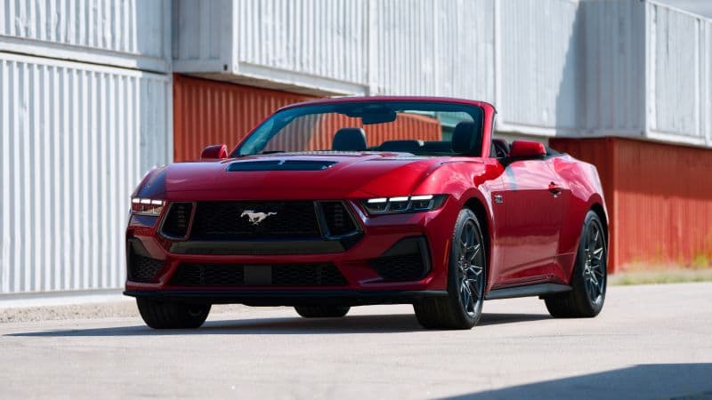 Ford Mustang GT Convertible 8K Wallpaper