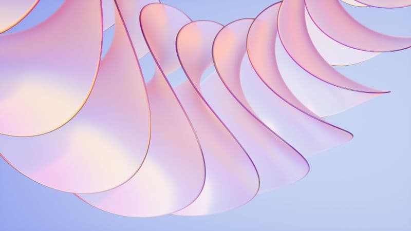 Glass 3D background Wallpaper