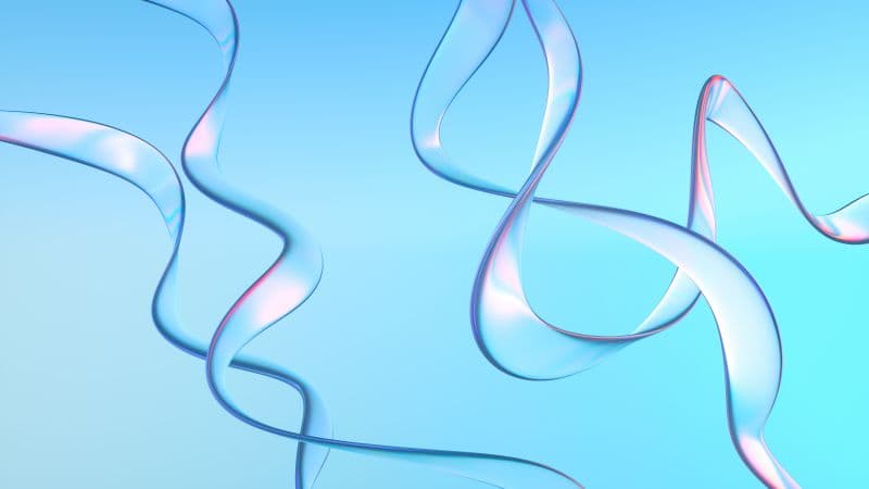 Cyan Glass Wallpaper