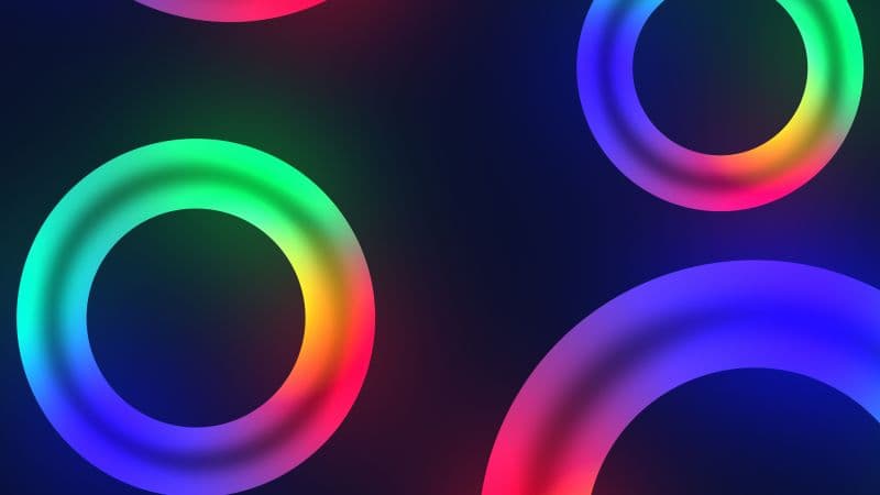 Circles Colorful Wallpaper
