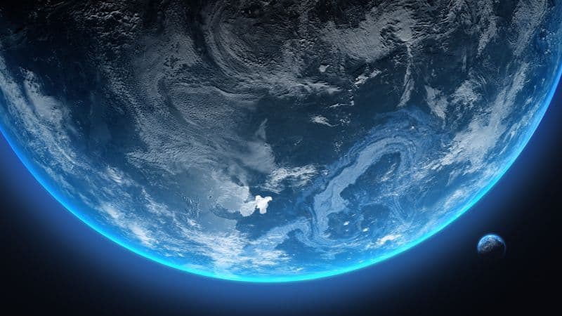 Planet Earth Orbit Wallpaper