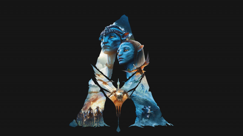 Avatar: The Way of Water Dark background Wallpaper