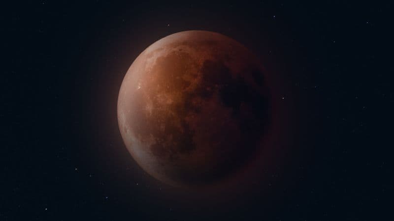 Blood Moon 5K Wallpaper