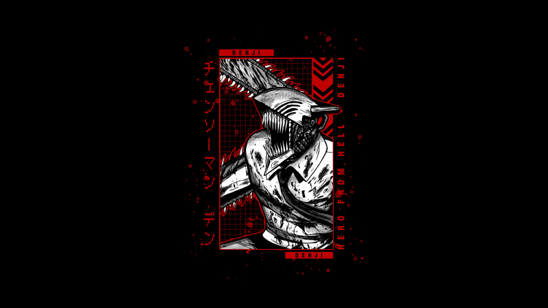 Denji AMOLED Wallpaper