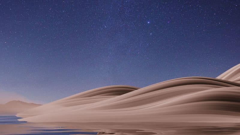 Night sky Starry sky Wallpaper