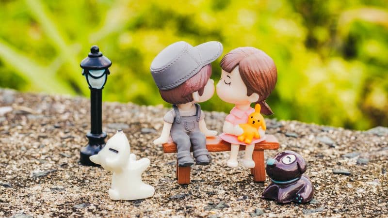 Cute dolls Cute couple Wallpaper