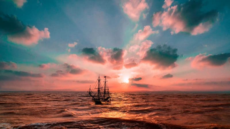 Sunset Ocean Wallpaper