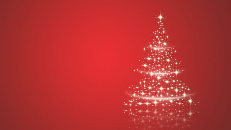 Christmas tree Sparkles Wallpaper