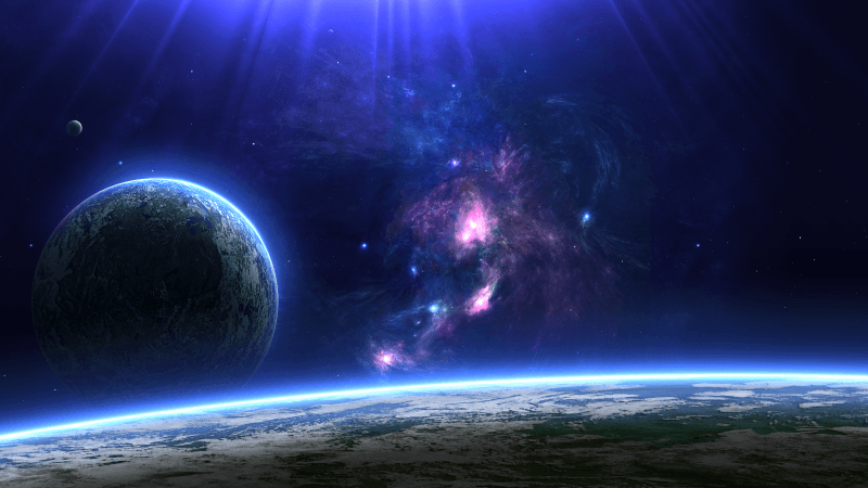 Earth Distant planet Wallpaper