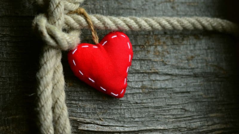 Red heart Love heart Wallpaper