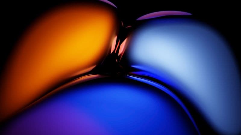 3D background Black background Wallpaper