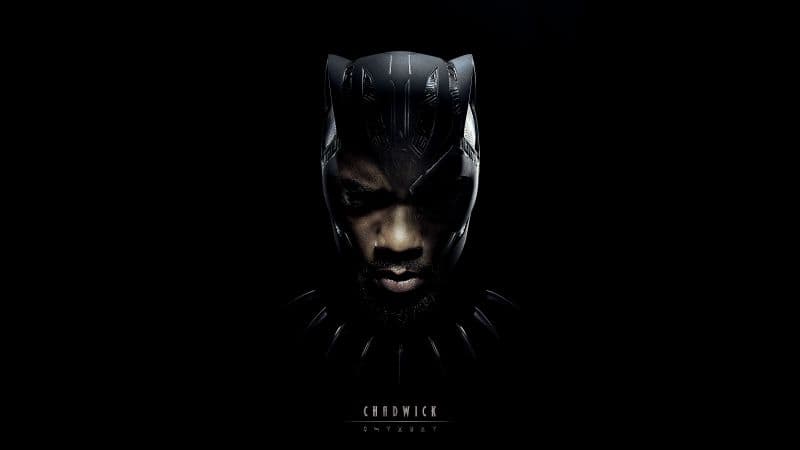 Chadwick Boseman as Black Panther Tribute Wallpaper