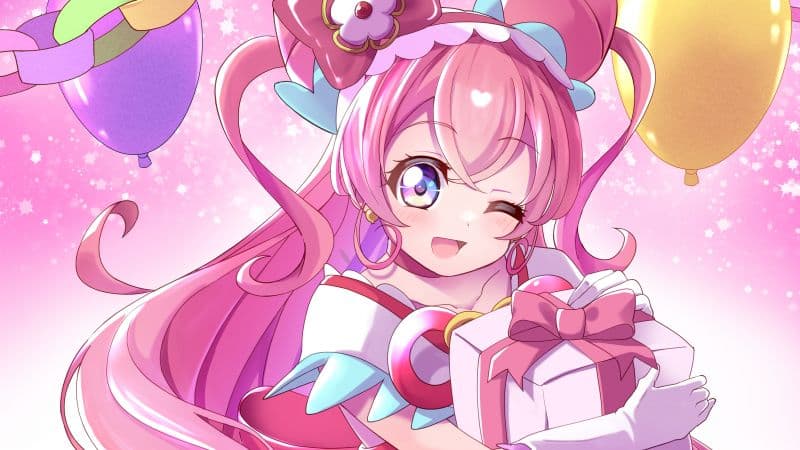Yui Nagomi Delicious Party Precure Wallpaper