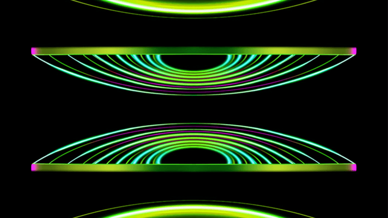 iPad Pro M2 Green abstract Wallpaper