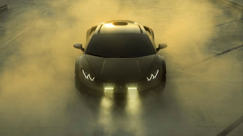 Lamborghini Huracan Sterrato All-terrain super sports car Wallpaper