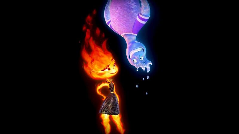 Elemental Pixar movies Wallpaper