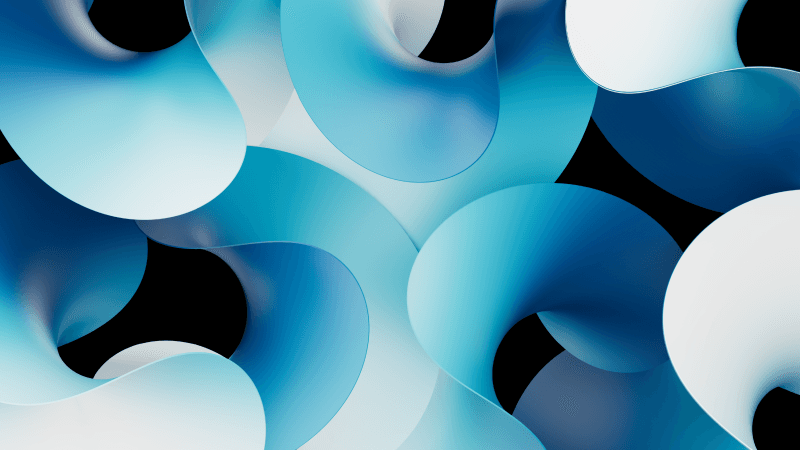 Cyan blue abstract Abstract curves Wallpaper