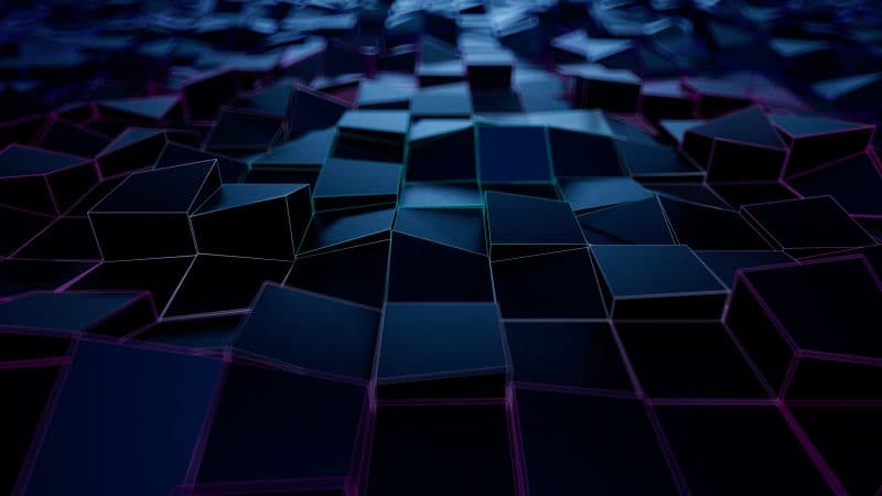 3D cubes Floating cubes Wallpaper