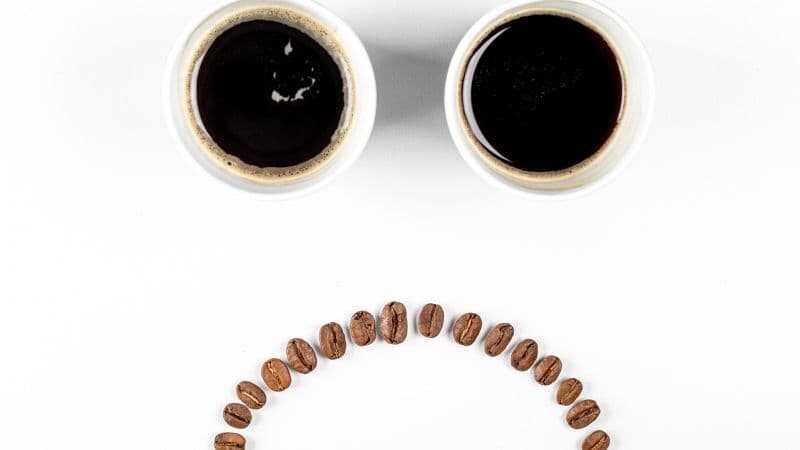 Sad day Black Coffee Wallpaper