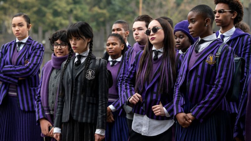 Wednesday (Netflix) Jenna Ortega as Wednesday Addams Wallpaper