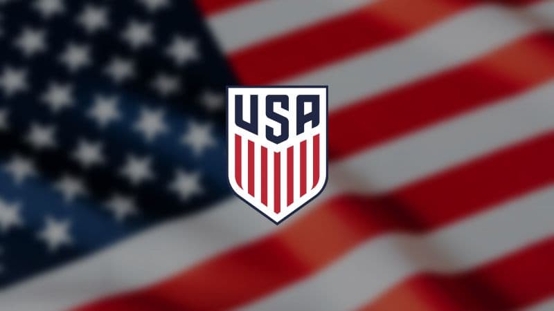 USMNT logo USA Flag background Wallpaper
