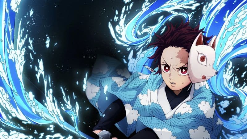 Tanjiro Kamado Warding Mask Wallpaper