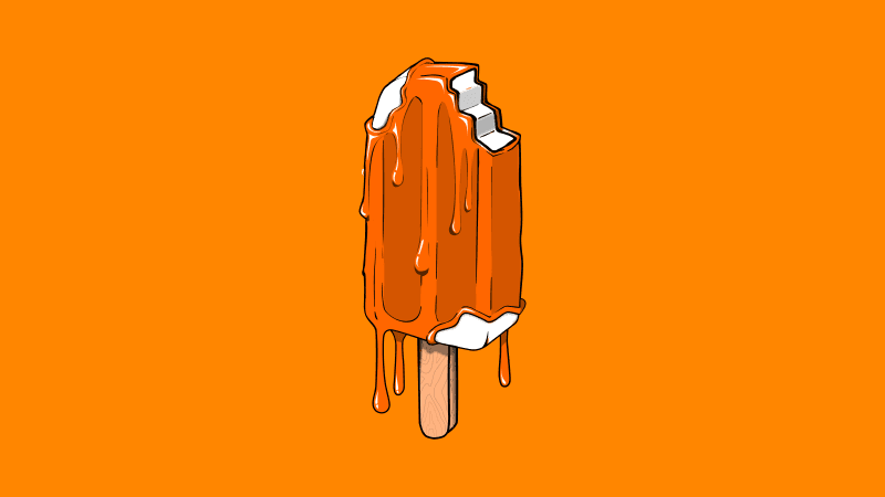 Drippy Popsicle Ice pop Wallpaper